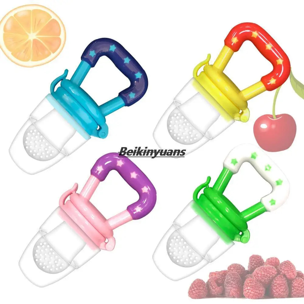 Baby Nipple bottle bite teeth toddler fruits vegetables bag tools baby nipple pacifier buckle enjoyed artifact newborn pacifier