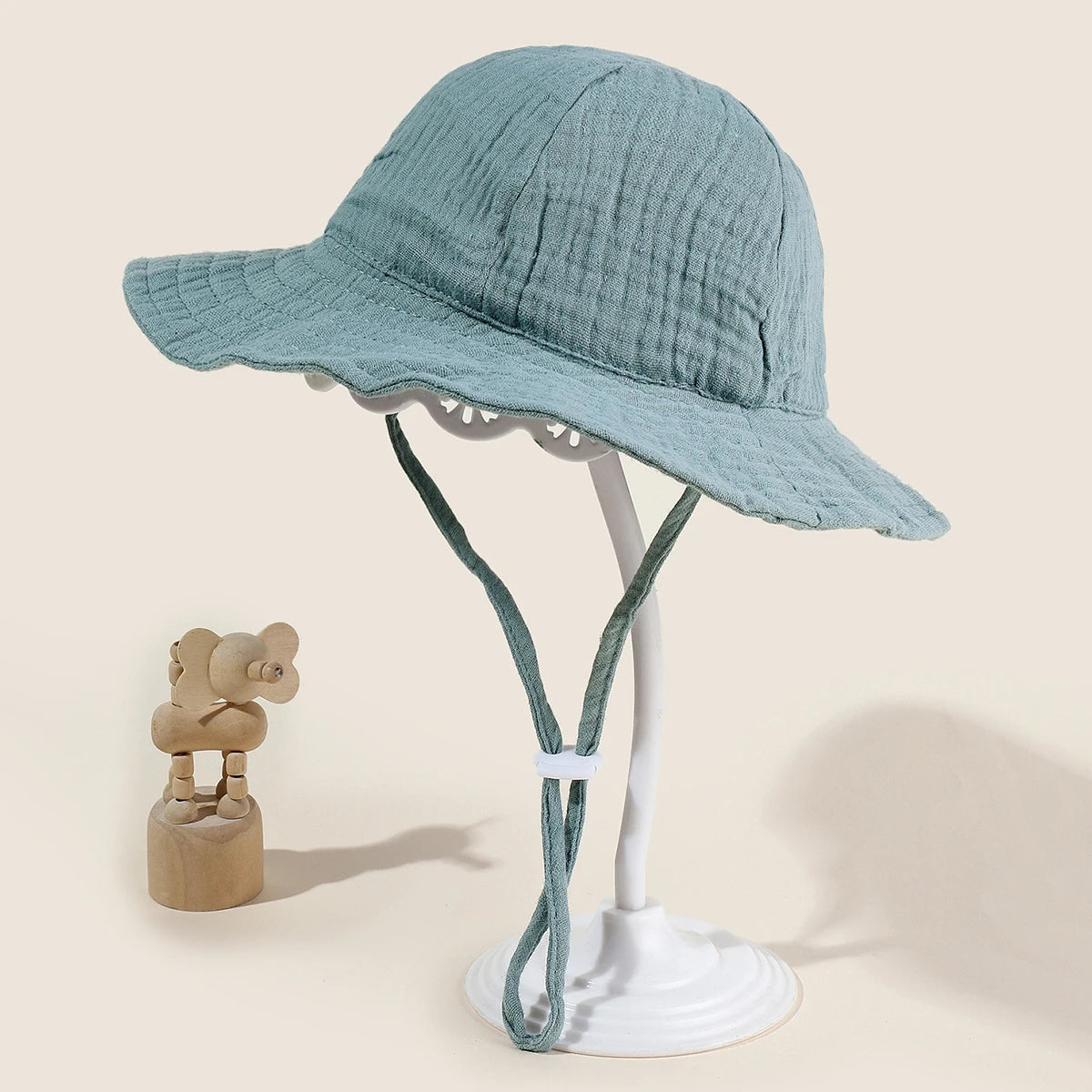 Baby Sun Hat Summer Sunhat Kids Bucket Hats for Girls Pure Cotton Beach Toddle Boy Cap Infant Newborn Accessories 0-12M