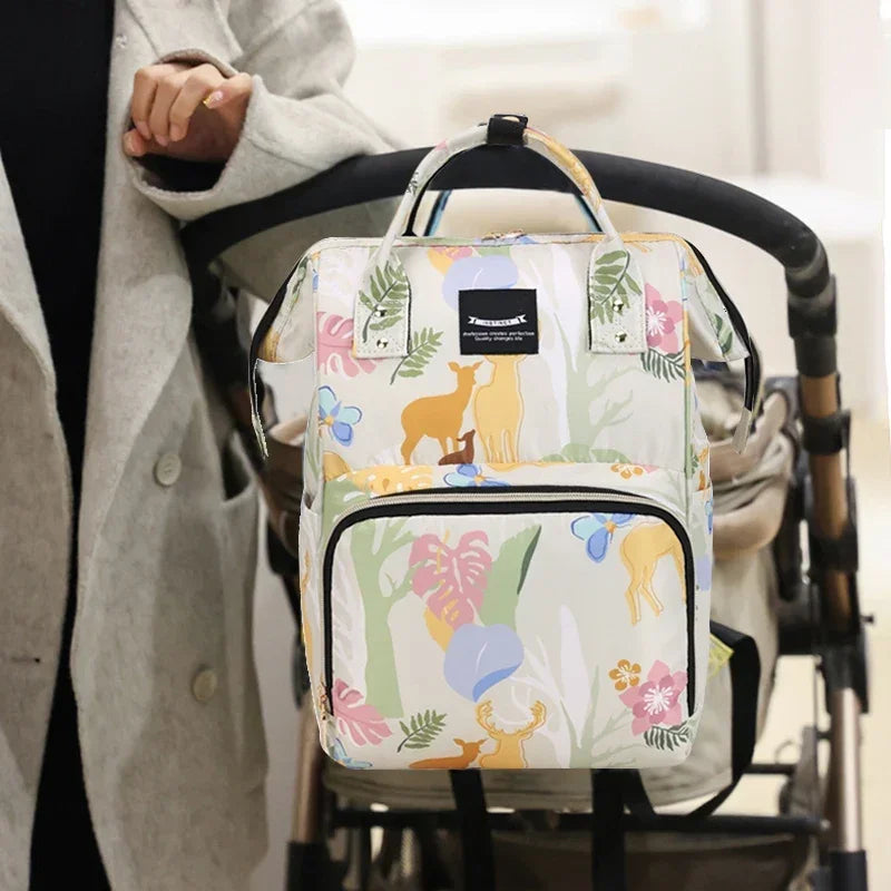 Fashion Oxford Shoulder Mother and Baby Bag Mami Outdoor with Baby Insulated Milk Storage Backpack Portable Storage