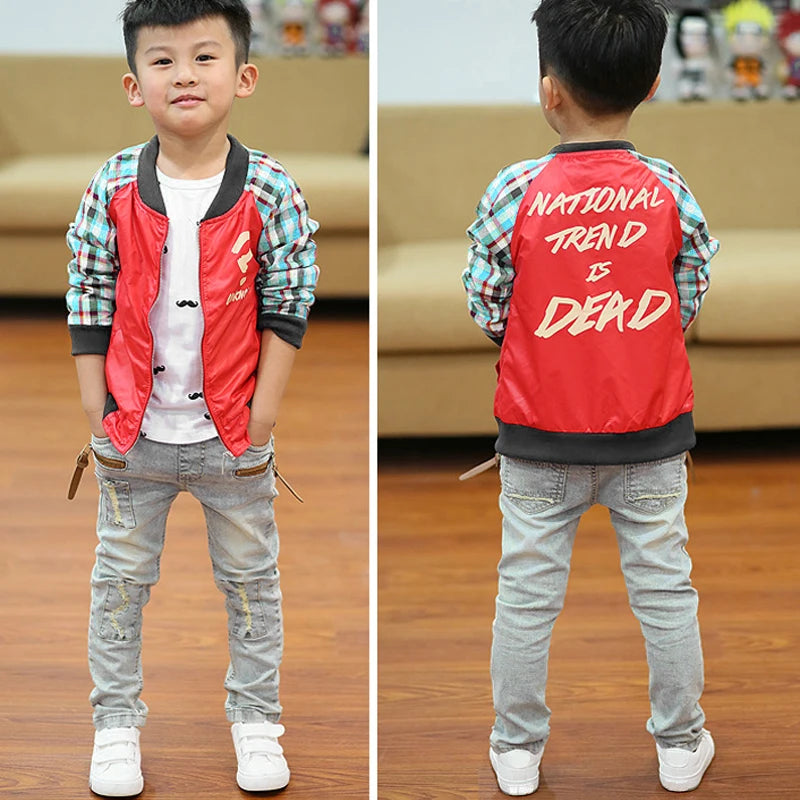 IENENS 5-13Y Kids Boys Clothes Skinny Jeans Classic Pants Children Denim Clothing Trend Long Bottoms Baby Boy Casual Trousers