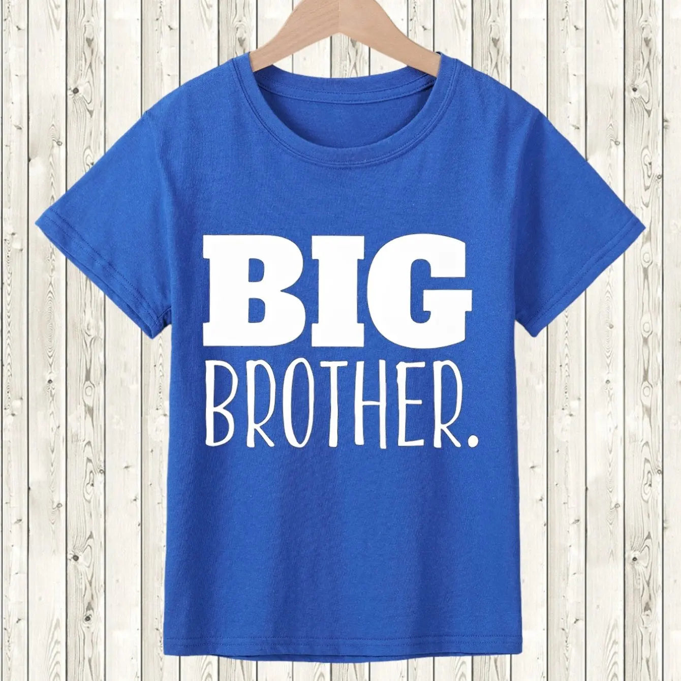 BIG BROTHER Letter  Print  T-Shirts  For Boys - Cool , Lightweight And Comfy Summer Clothes2024 new kids Breathab lStreetwear e