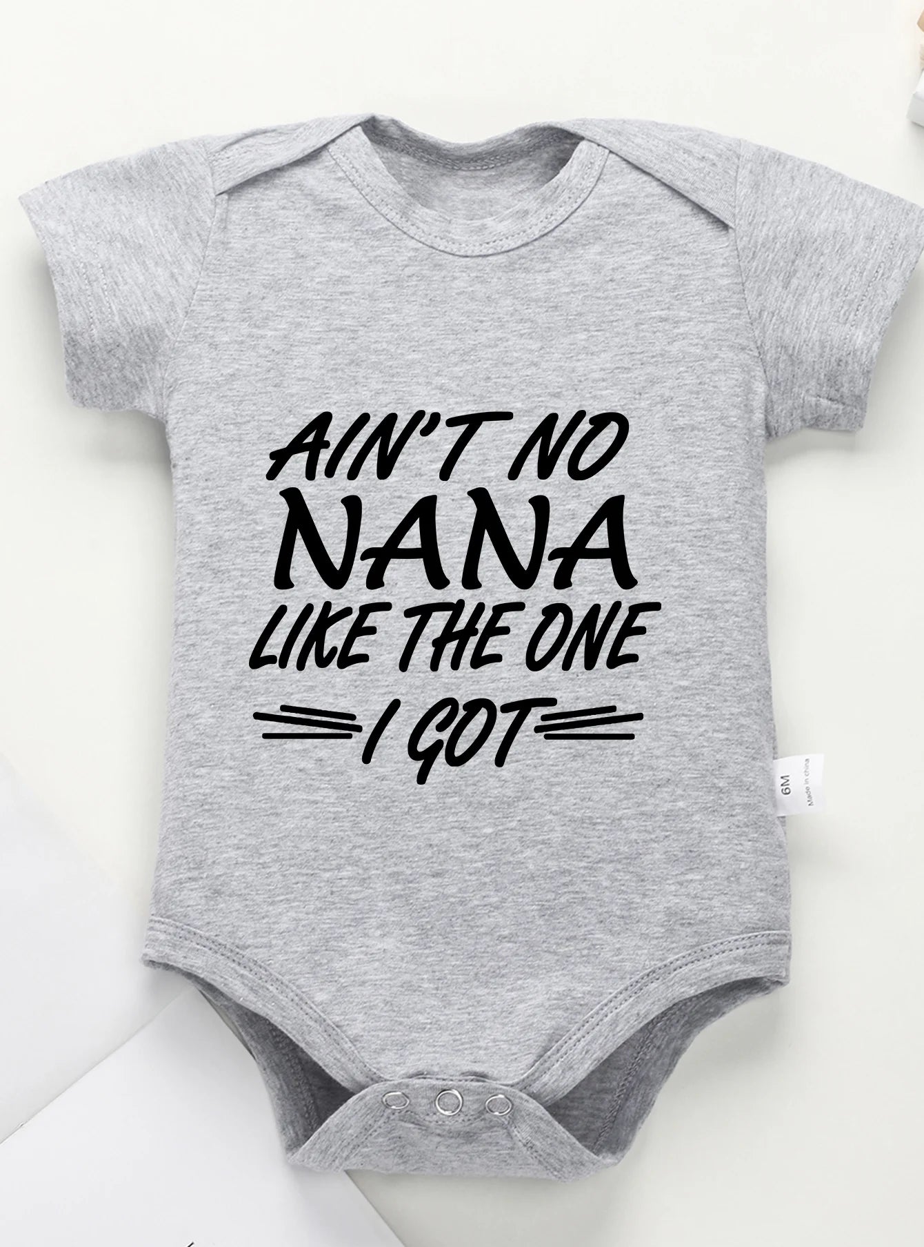 Jumpsuit Newborn Bodysuit Rompers Ain't No Nana Like The One I Got Print Baby Girl Boy Toddler Clothes Infant Short Sleeve