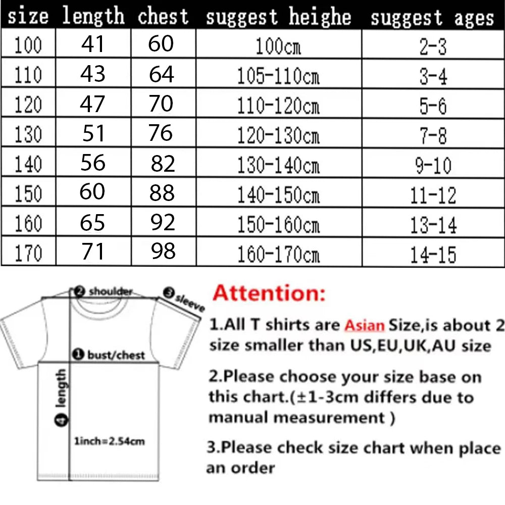 Cartoon Summer clothing Casual cotton T-shirt Super Heroes Boys Girls comfortable cotton T-shirt crewneck short-sleeved top