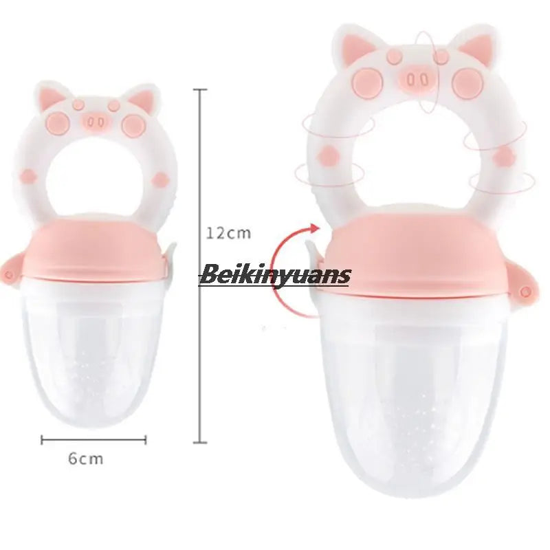 Baby Nipple bottle bite teeth toddler fruits vegetables bag tools baby nipple pacifier buckle enjoyed artifact newborn pacifier