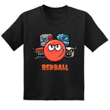 Hot Sale Red Ball 4 Print Cartoon Kids T-shirt Funny Baby Boys Girls Clothes Summer Fashion Children Cotton Short Sleeve T shirt