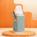 Digital Display Baby Milk Bottle Thermal Bag Milk Water Warmer USB Powered Portable Baby Milk Heat Keeper for Car Outdoor Travel