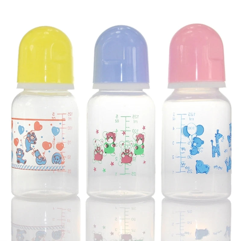 Portable Feeding Nursing Bottle BPA Free Safe Infant Nursing Nipple Care Feeder Fruit Juice Milk Bottles PP- Plastics