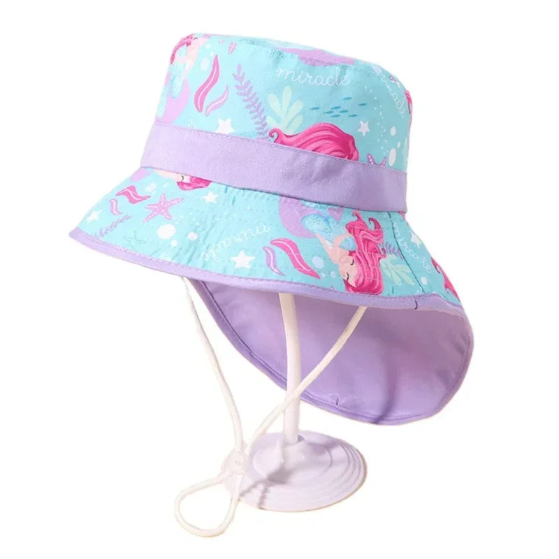 New 2022 Spring Summer Cotton Baby Sun Hat for Girls Boys Baby Bucket Hat Outdoor Children Fisherman Hat UV Protection Beach