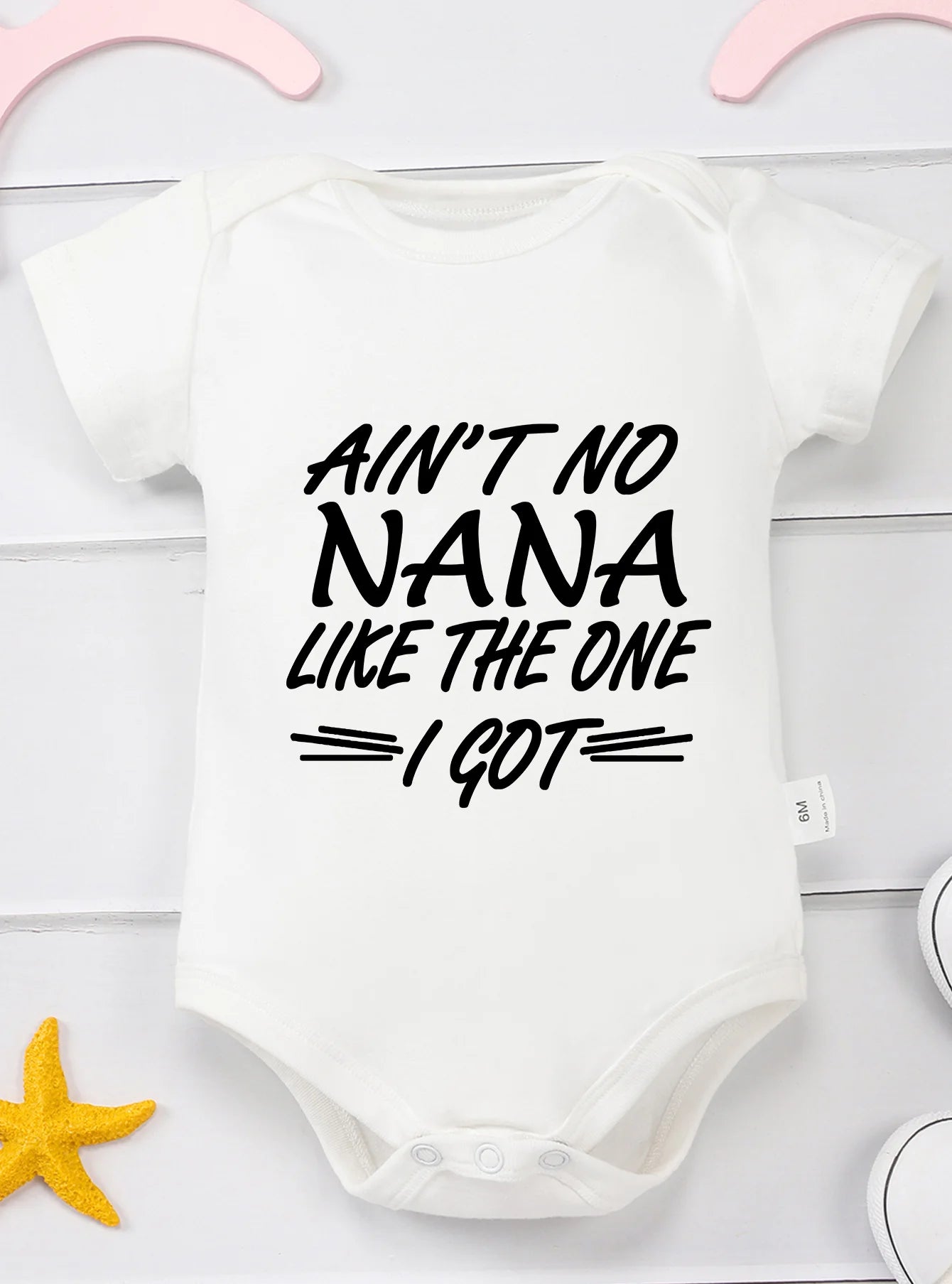 Jumpsuit Newborn Bodysuit Rompers Ain't No Nana Like The One I Got Print Baby Girl Boy Toddler Clothes Infant Short Sleeve