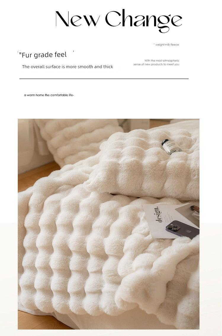 Accessible Luxury Office Shawl Winter Fancy Blanket