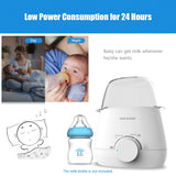 Baby Bottles Milk Warmer Food Heater Steam Sterilizer 5-Minute Fast Warming Precise Temperature Control Double Milk Warmer