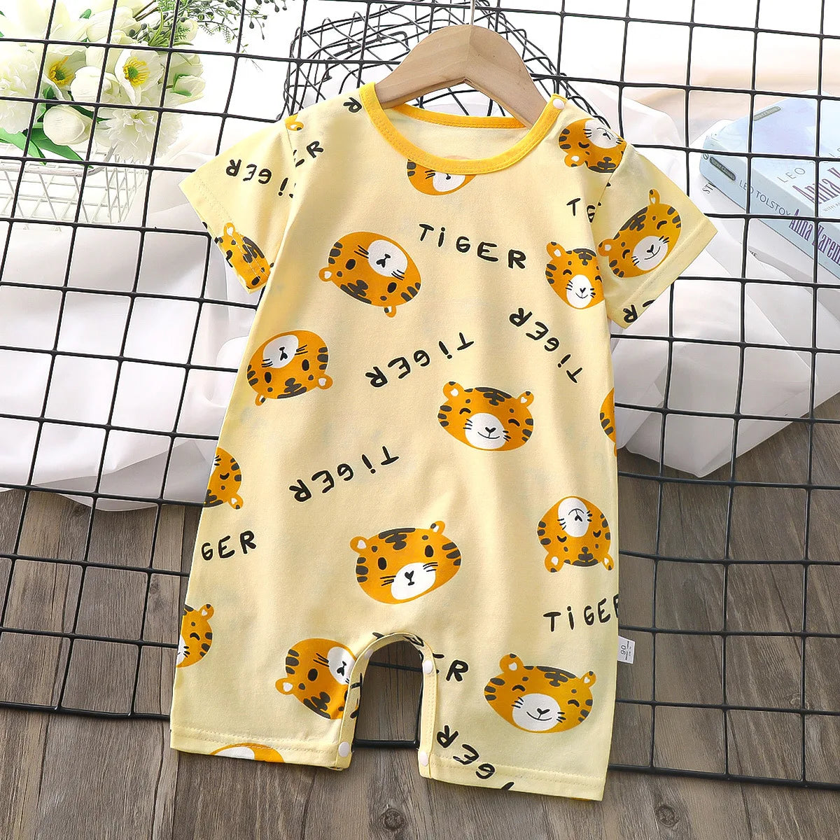 Summer Baby Jumpsuit Romper Clothing Boys Girls Clothes Children's Short-Sleeved Newborn One-piece Romper Children Clothing