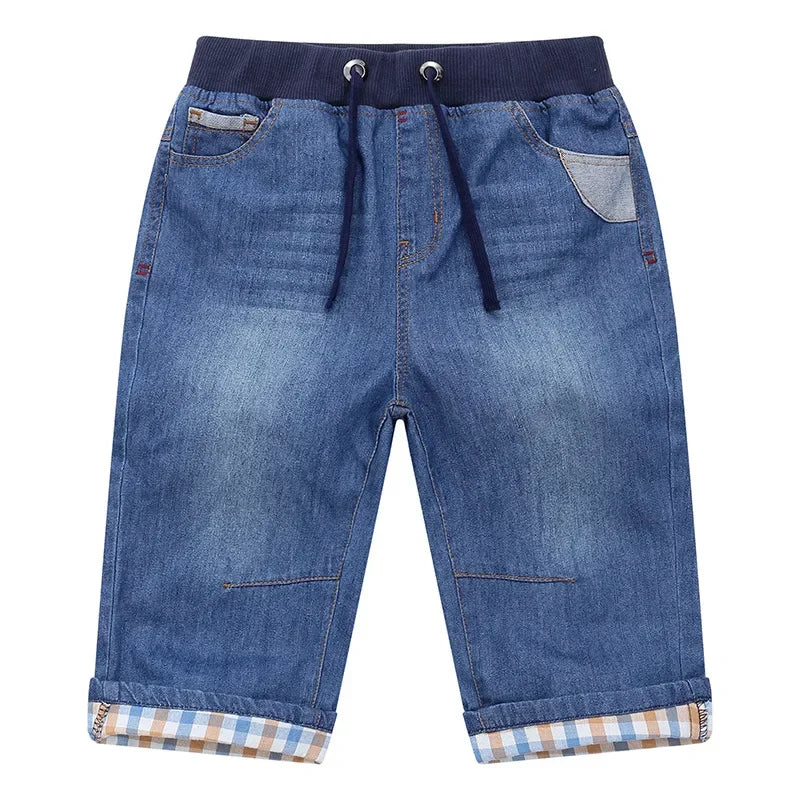 4 To 13 Years Kids Boys Denim Shorts New Summer Casual Children Boys Jeans Shorts Cotton Breathable Soft Kids Boys Trousers