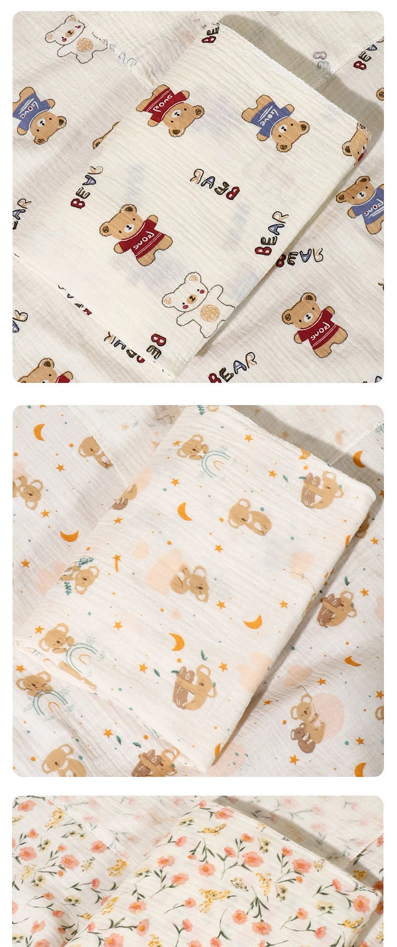 2Pc 80*80cm Cotton Muslin Baby Receiving Blankets for Girls and Boys Newborn Muslin Swaddle Blanket Bedding Infant Bath Towel