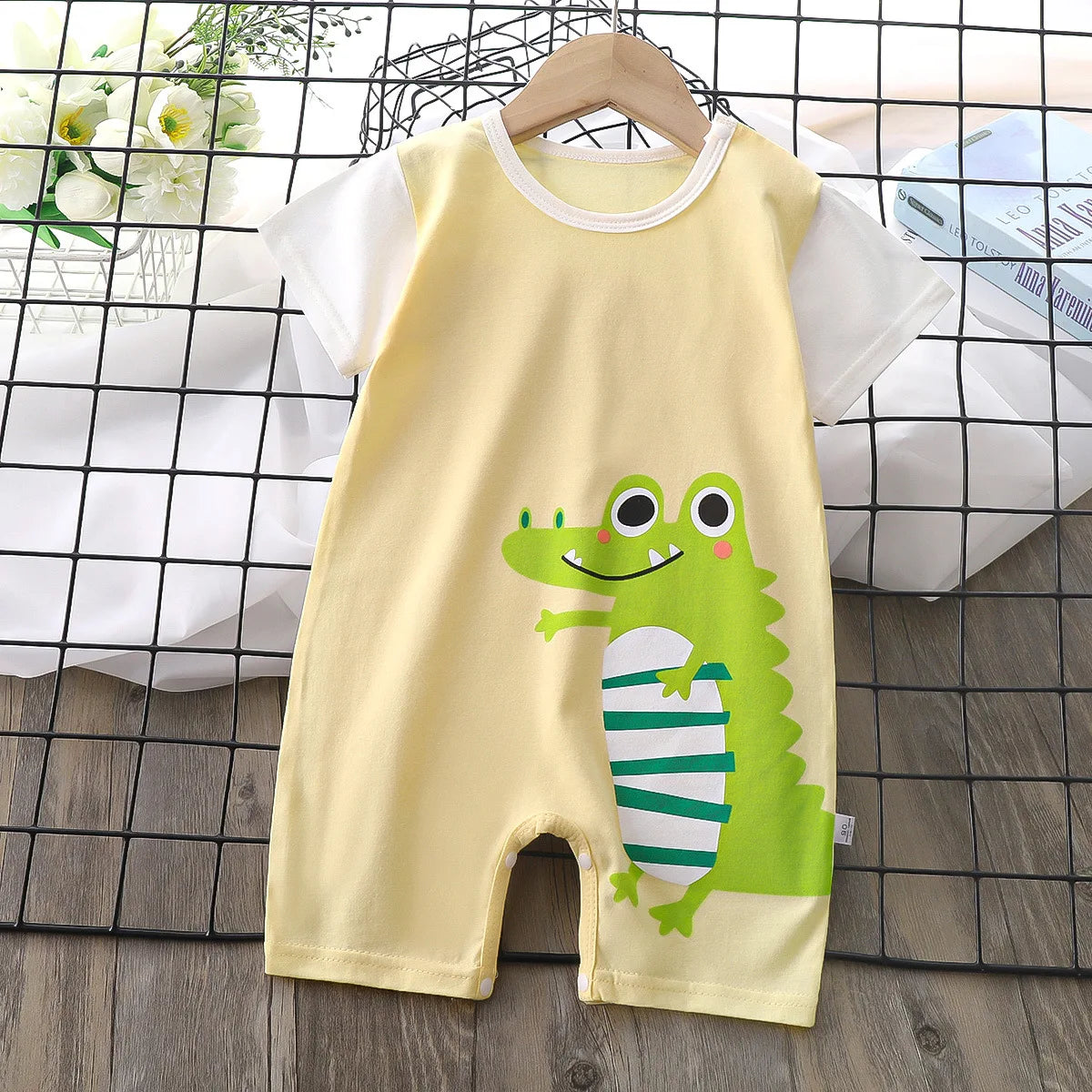 Summer Baby Jumpsuit Romper Clothing Boys Girls Clothes Children's Short-Sleeved Newborn One-piece Romper Children Clothing