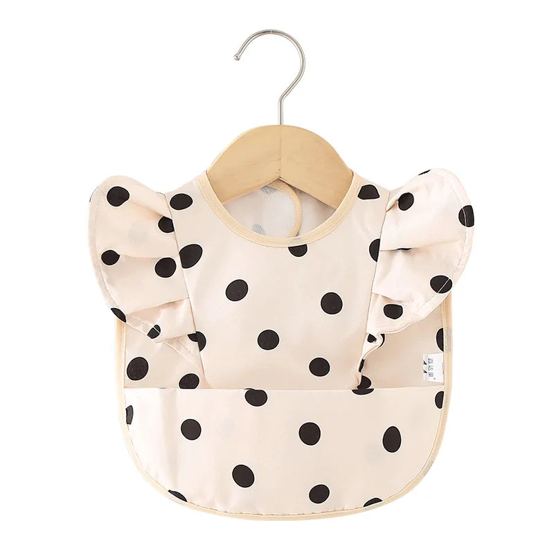 Baby's dining bib is waterproof, dirt proof, and non washable. Children's hoodies for men and women, baby's dining bibs for chil