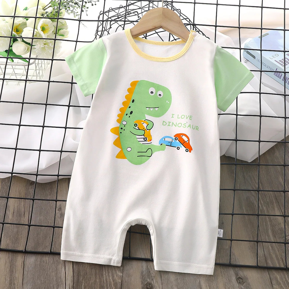 Summer Baby Jumpsuit Romper Clothing Boys Girls Clothes Children's Short-Sleeved Newborn One-piece Romper Children Clothing