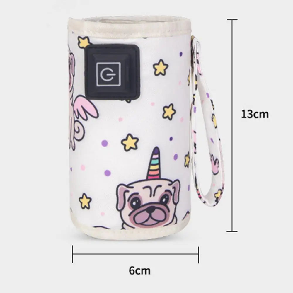 Outdoor Baby Feeding Milk Bottle Warmer Thermal Bag Travel Stroller Insulated Bag Baby Nursing Bottle Heater Supplies USB plug