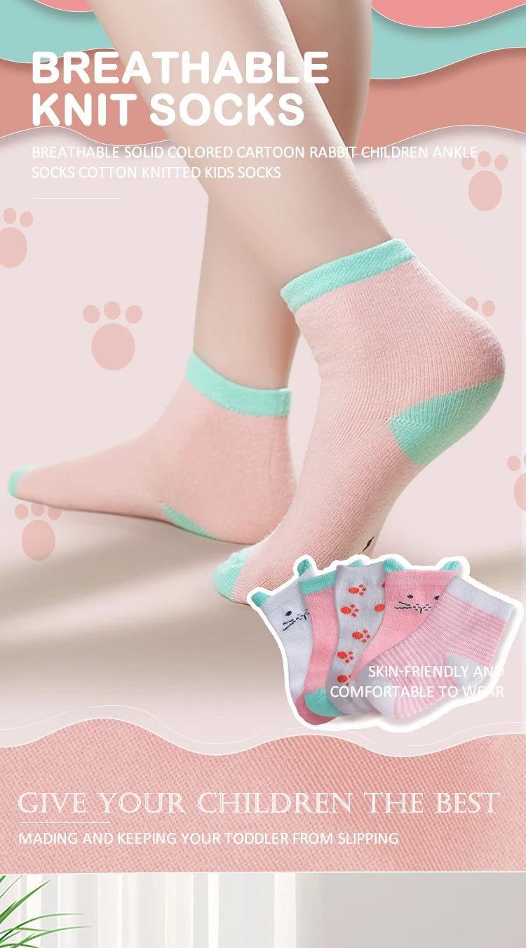 10 Pairs/Set 0-12Month Newborn Baby Girl Sock Cotton Solid Soft Infant Socks Girls Kids Spring Autumn Children's Socks For Girls