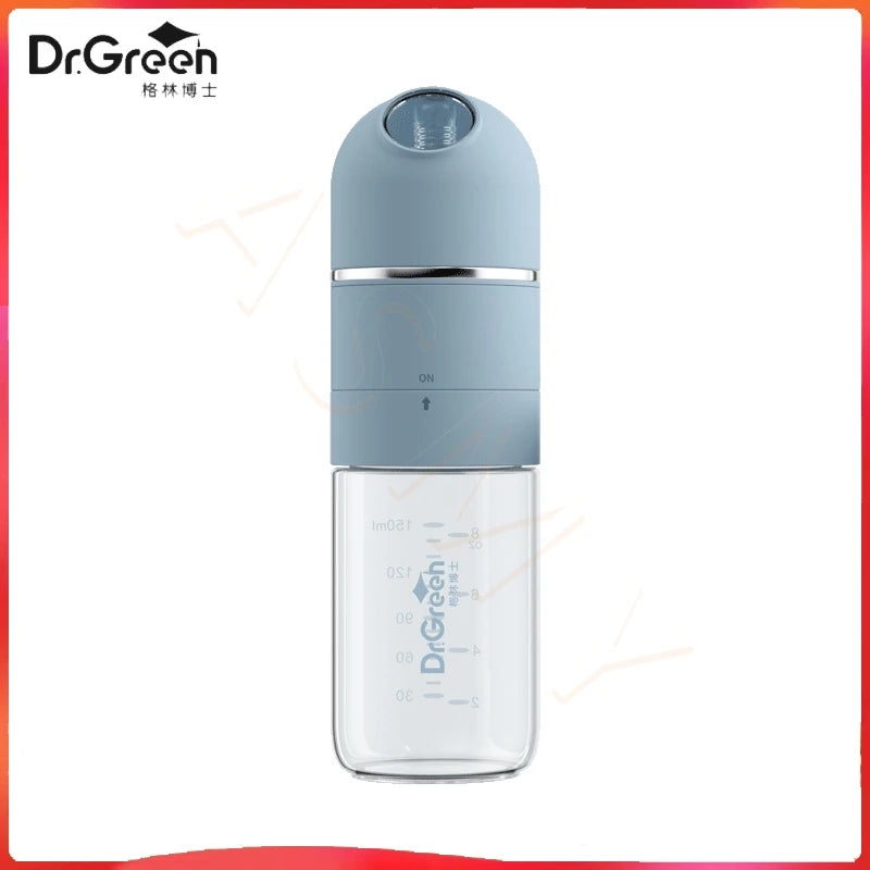 Dr.Green 4S Newborn Baby Bottle Wide Mouth Bottle Glass 150mL/240mL Sealed isolation Fast milk filling RemovableWashable Bottles