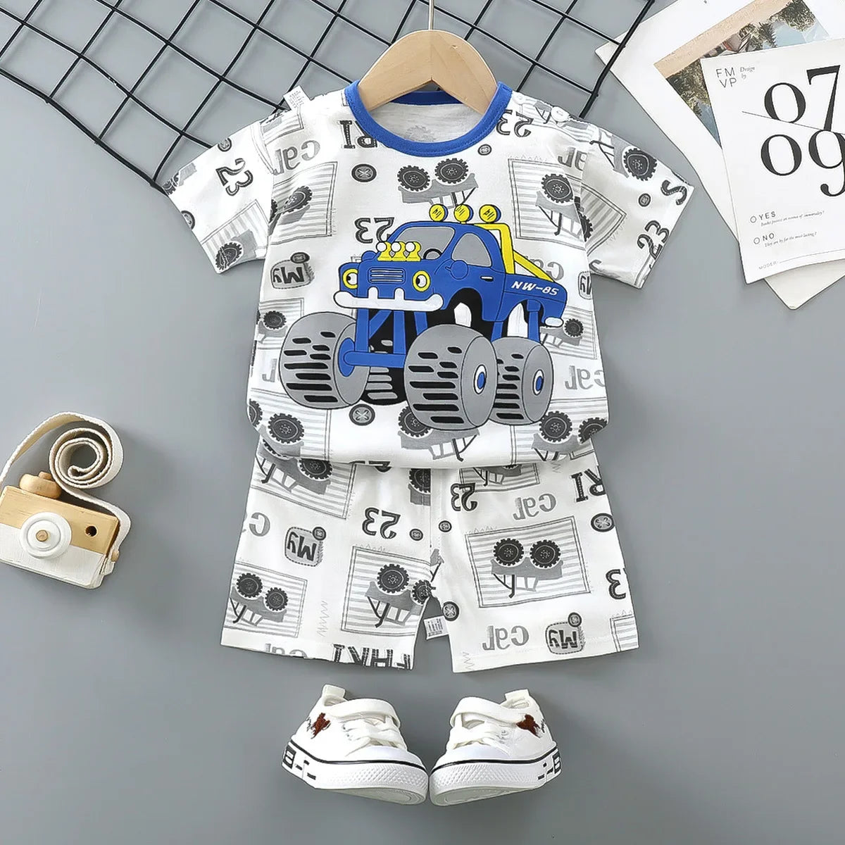 Summer Baby Clothes Set Casual Baby Boy Clothing Set Kids Short Sleeve Sports Set Tshirt Shorts Infant Baby Girl Clothes suits