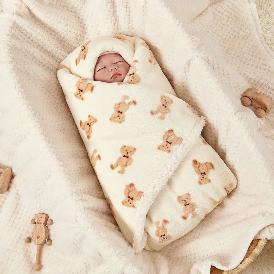 Ultra Soft Warm Cozy  Fleece Toddler,Fluffy Infant or Newborn Receiving Blanket for Crib,Cute Warm Baby Blanket