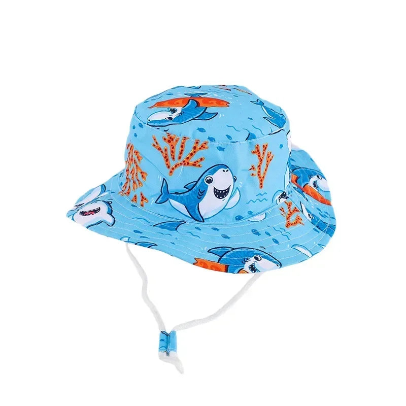 New Panama Summer Baby Girls Hat Beach Sun Cap Travel Boys Fisherman Cap Outdoor Children Bucket Hats Cotton Toddler Baby Hats