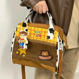 New Disney Fashion cartoon toy story Bag Outdoor Shopping Large Capacity Baby Handbag Big Shopping Bag