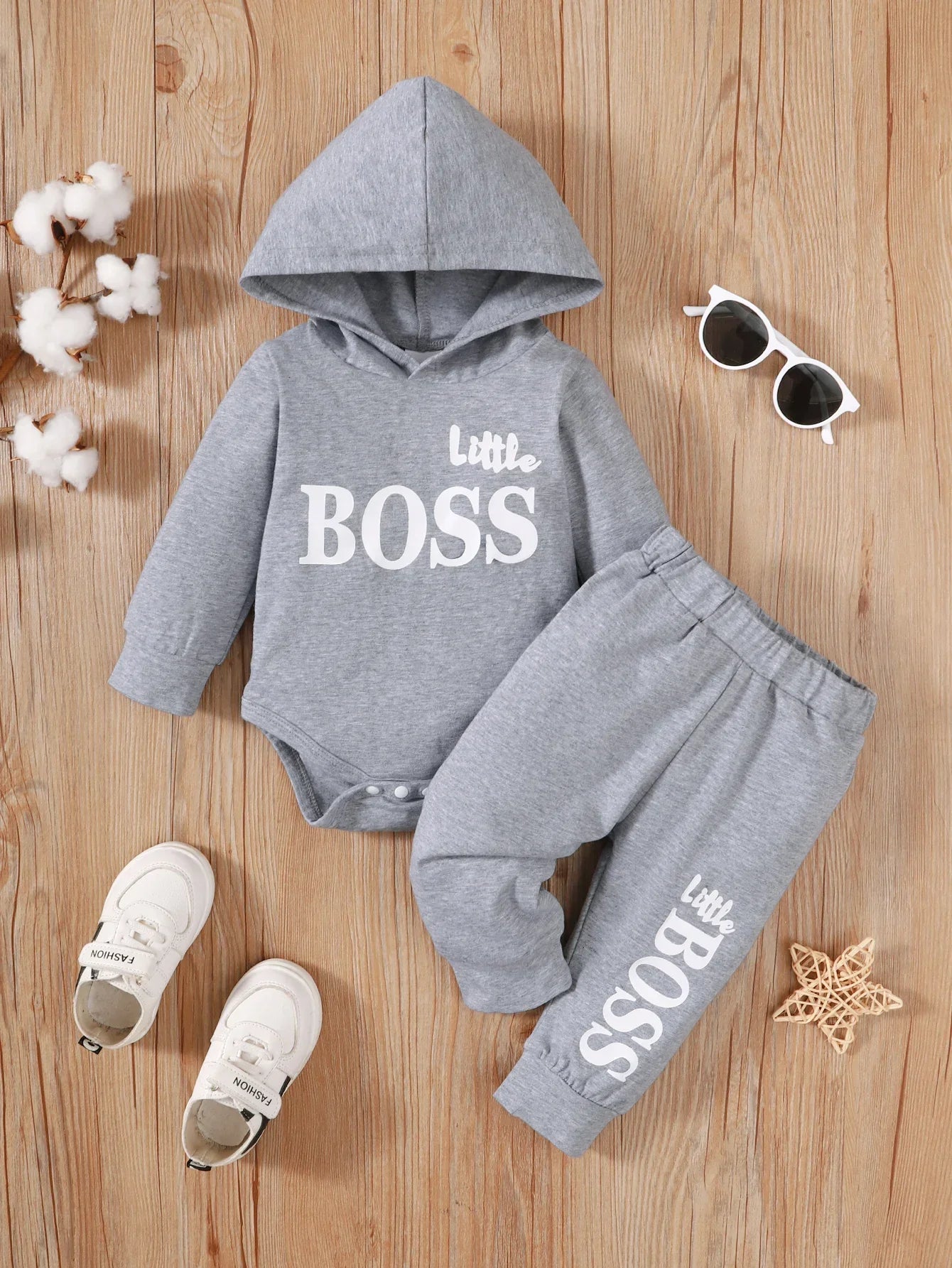 Winter   Newborn  Infant   0-24M  Baby   Boy   Long   Sleeves   Cotton   Hooded   Letter    Fashion    Baby   Hoodies   Clothing