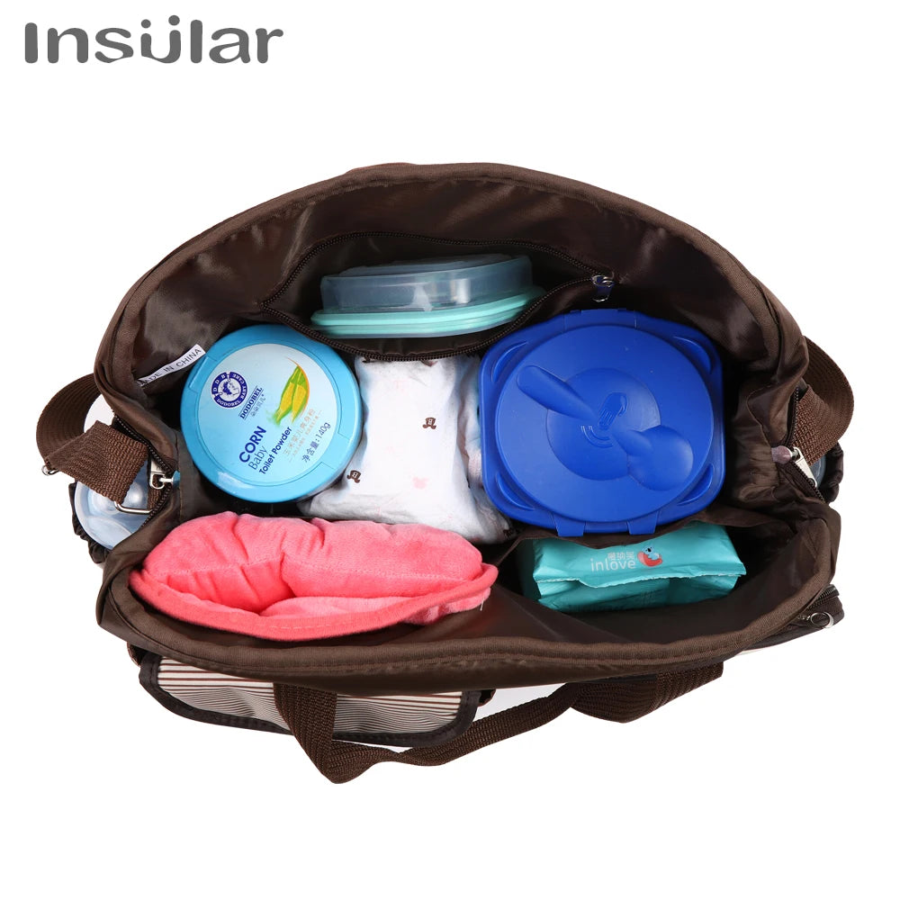 New Mommy Changing Bag Lovely Multicolored Baby Diaper Bag Large Capacity Fashion Mother's Maternity Bag Baby Stroller Nappy Bag