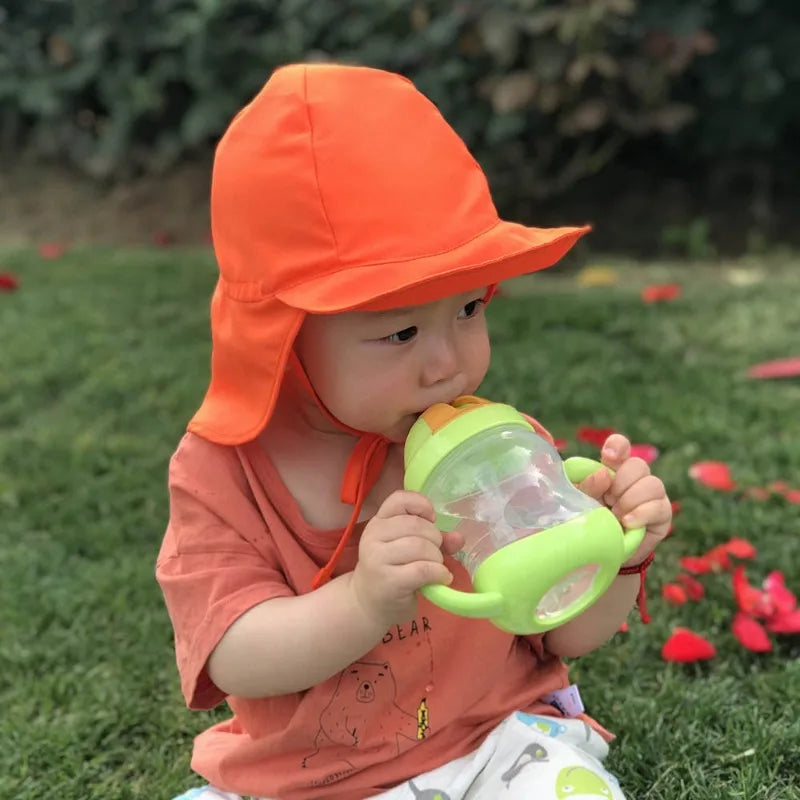 Quick-drying Children's Bucket Hats For 3 Months To 5 Years Old Kids Wide Brim Beach UV Protection Outdoor Essential Sun Caps