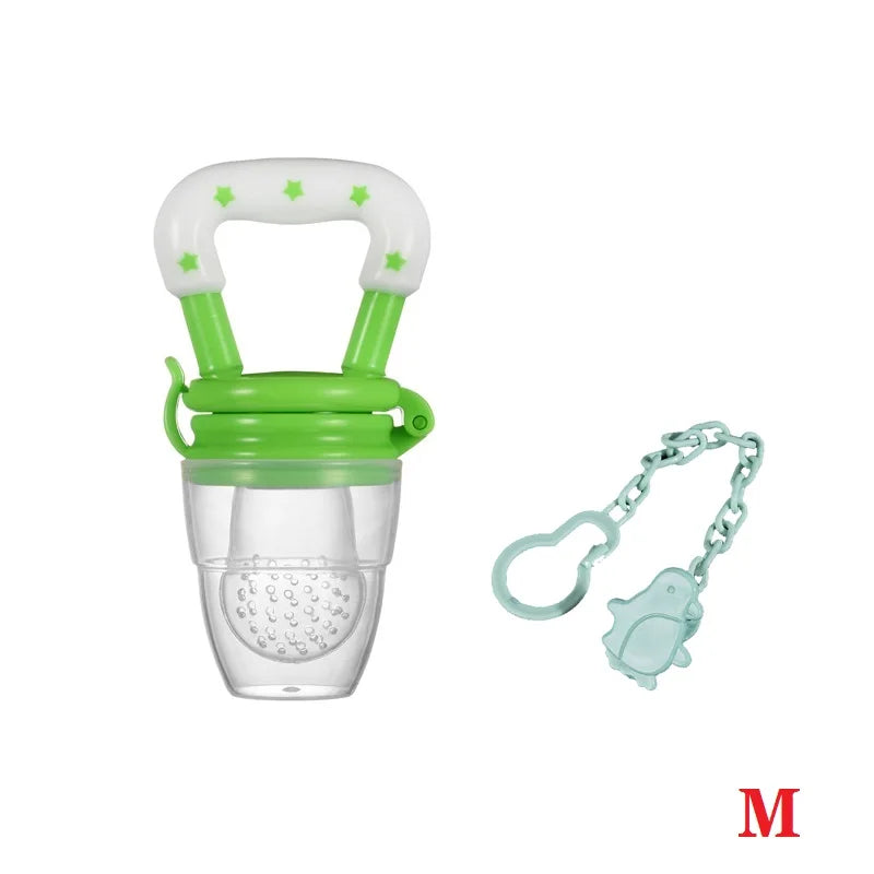 Baby Nipple Fresh Food Fruit Milk Feeding Bottles Nibbler Learn Feeding Baby Accessories Teething Pacifier For New Born