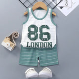 Summer Baby Clothes Set Casual Baby Boy Clothing Set Kids Short Sleeve Sports Set Tshirt Shorts Infant Baby Girl Clothes suits