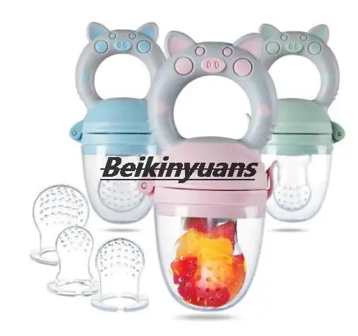 Baby Nipple bottle bite teeth toddler fruits vegetables bag tools baby nipple pacifier buckle enjoyed artifact newborn pacifier