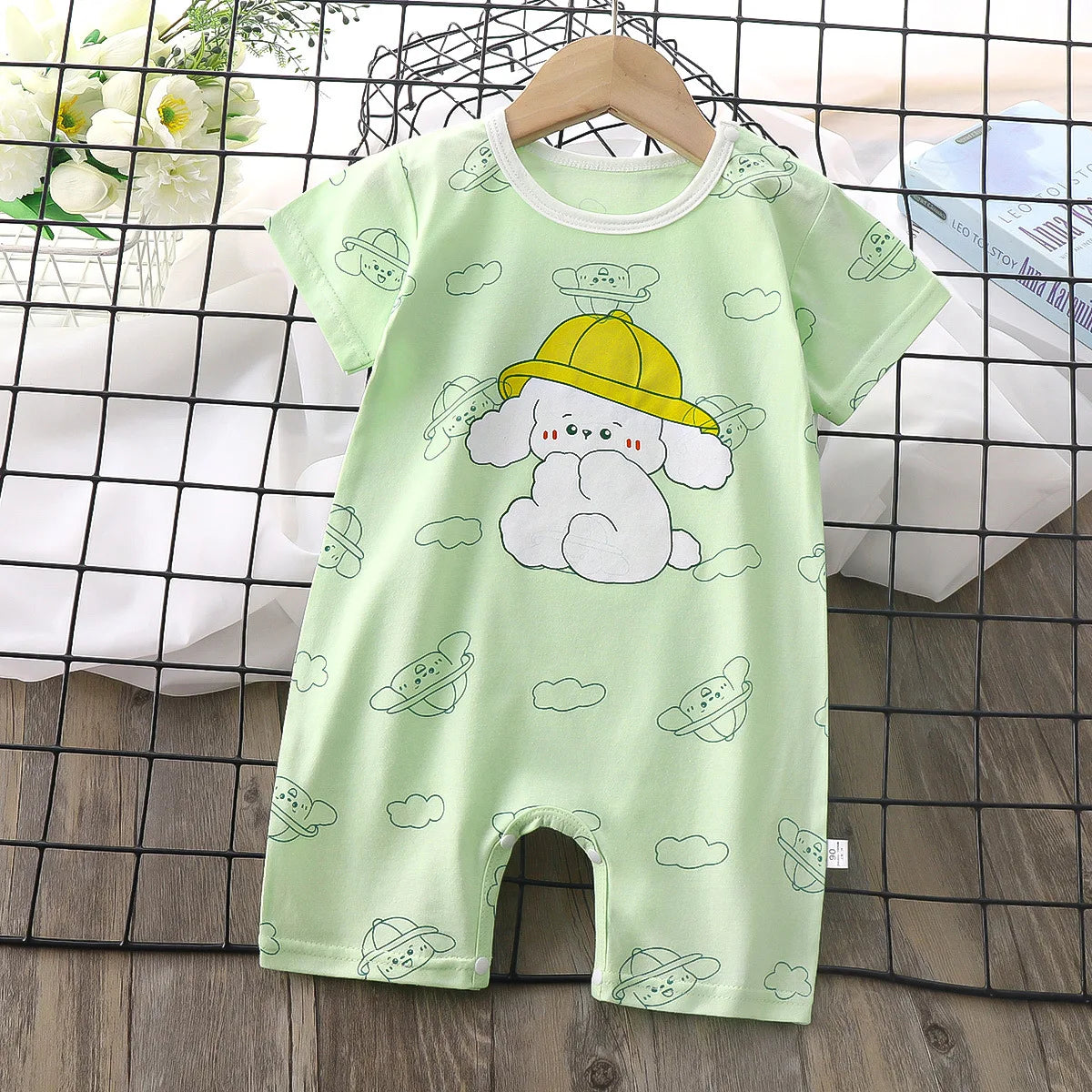 Summer Baby Jumpsuit Romper Clothing Boys Girls Clothes Children's Short-Sleeved Newborn One-piece Romper Children Clothing