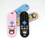 Children's teething remote control silicone material baby teething toys simulation remote control toys teething teether