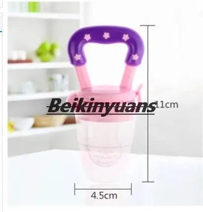 Baby Nipple bottle bite teeth toddler fruits vegetables bag tools baby nipple pacifier buckle enjoyed artifact newborn pacifier