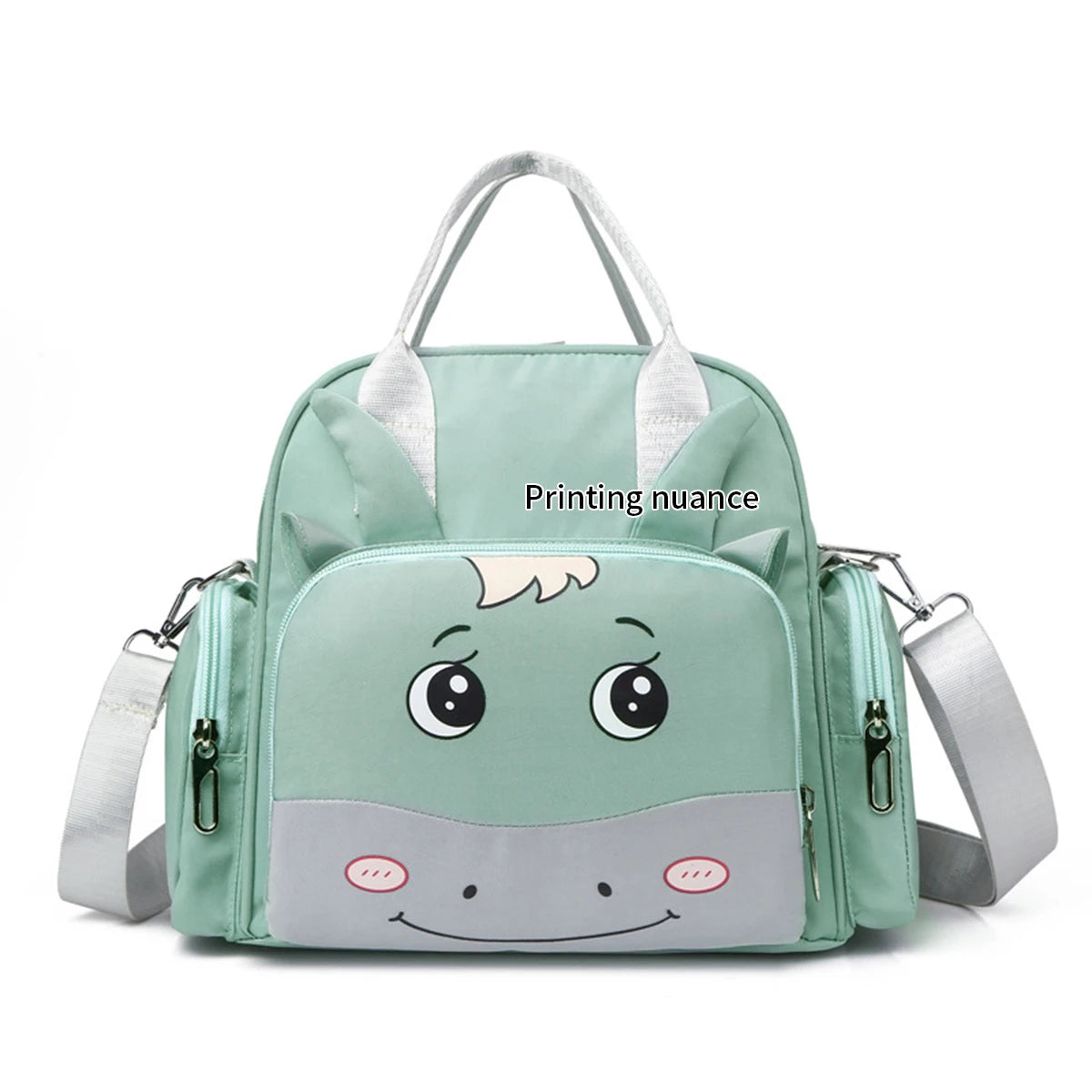 1PC Mom and baby bag waterproof single shoulder portable double back cartoon large capacity multi-purpose car hanging bag