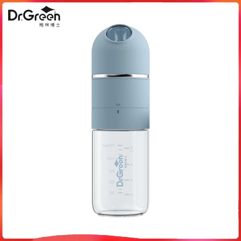 Dr.Green 4S Newborn Baby Bottle Wide Mouth Bottle Glass 150mL/240mL Sealed isolation Fast milk filling RemovableWashable Bottles