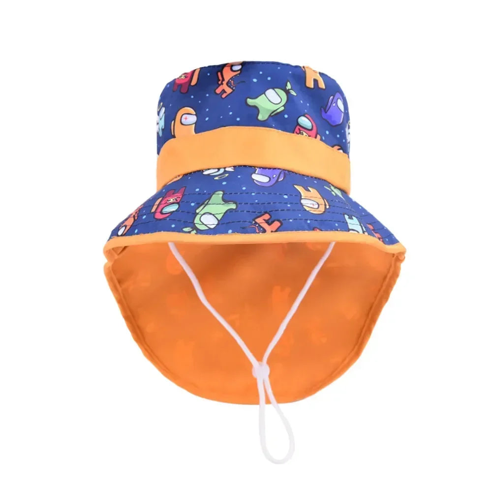 New 2022 Spring Summer Cotton Baby Sun Hat for Girls Boys Baby Bucket Hat Outdoor Children Fisherman Hat UV Protection Beach