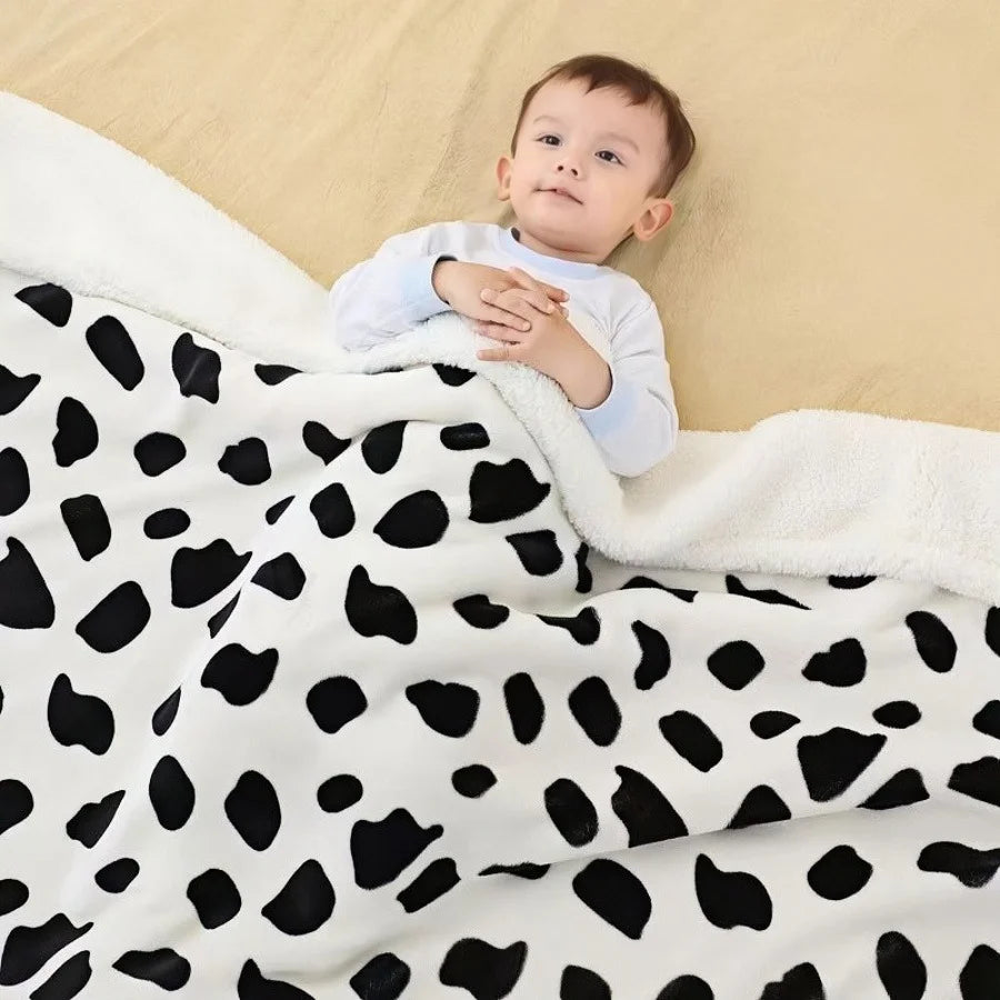 Ultra Soft Warm Cozy  Fleece Toddler,Fluffy Infant or Newborn Receiving Blanket for Crib,Cute Warm Baby Blanket