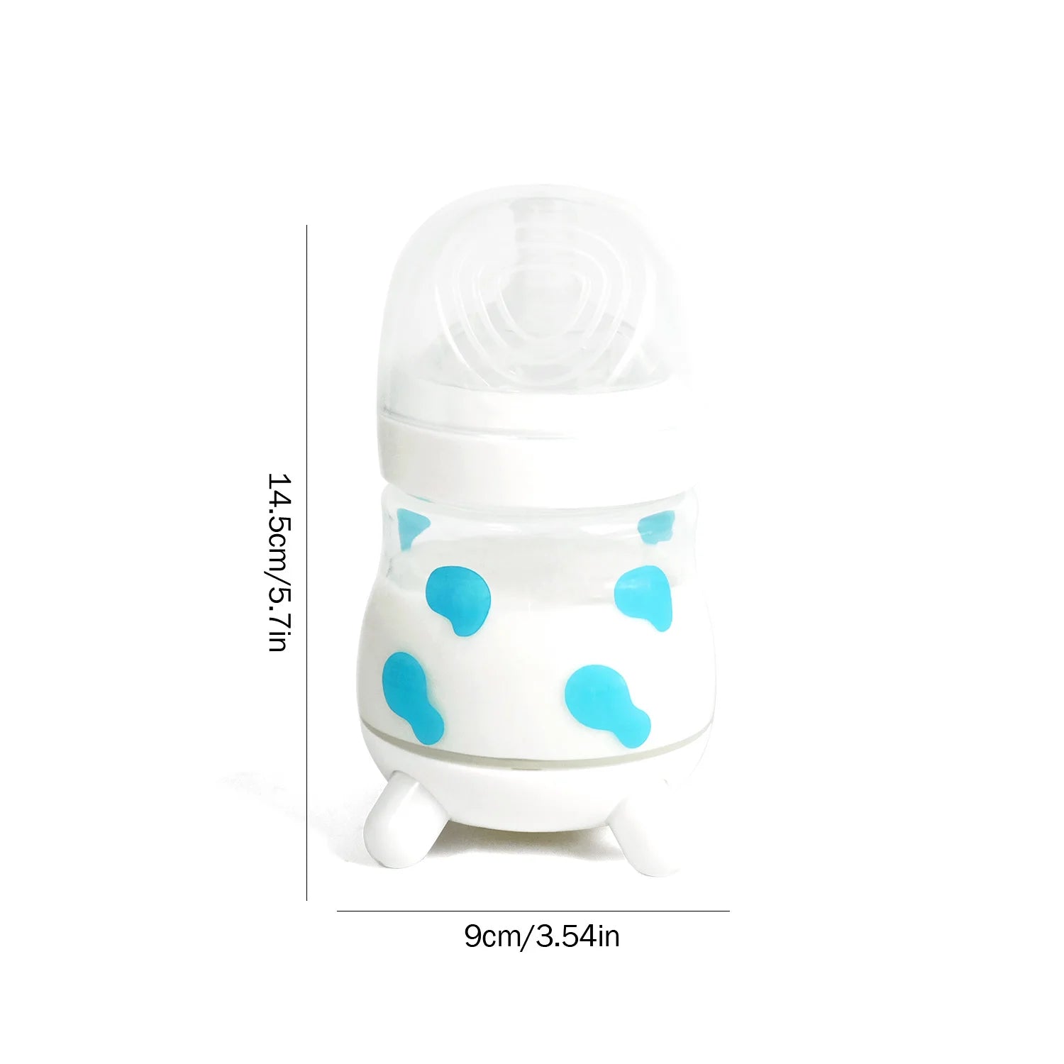 1PCS Cow Newborn Bottle 180ML/270ML Baby Bottle PP Bottle Anti-flatulence Bottle BPA Free Cute Cow Shape