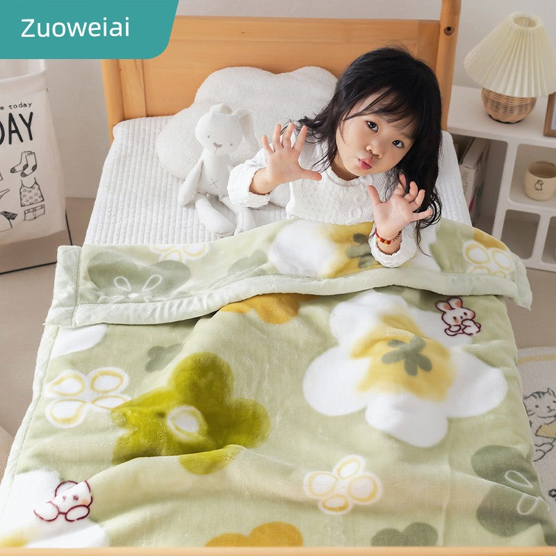 Raschel Winter Kindergarten Student Duvet Small Blanket