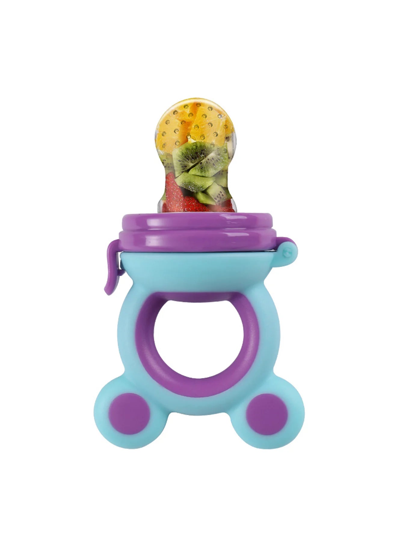 Baby Pacifier Fruit Feeder Baby Silicone Mesh Bag Pacifier Food-grade Fruit and Vegetable Feeder Nursing Toddler Teething Toy