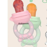 Baby Nipple bottle bite teeth toddler fruits vegetables bag tools baby nipple pacifier buckle enjoyed artifact newborn pacifier