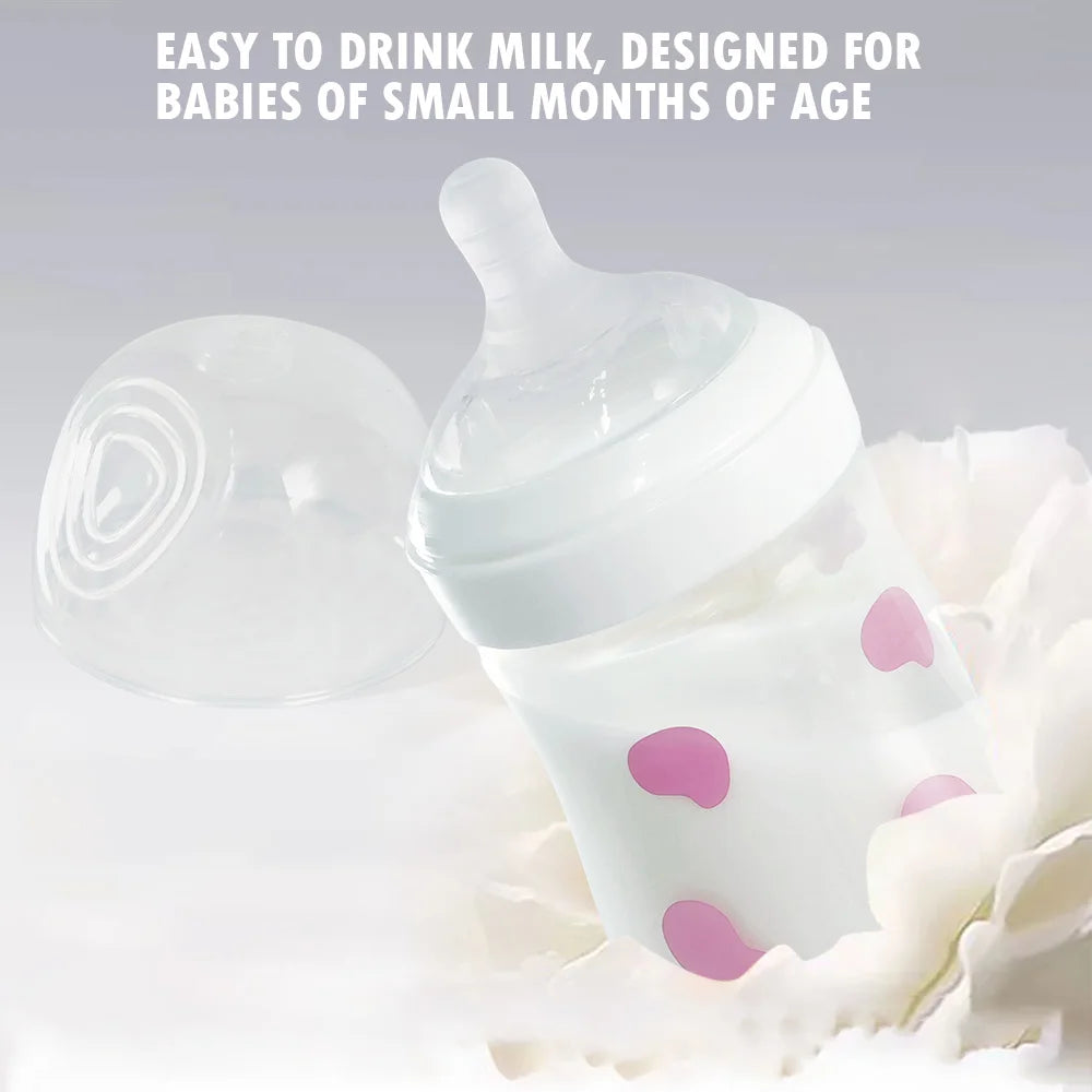 1PCS Cow Newborn Bottle 180ML/270ML Baby Bottle PP Bottle Anti-flatulence Bottle BPA Free Cute Cow Shape