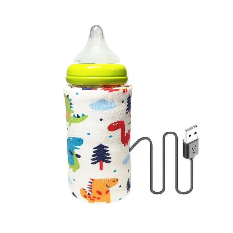 3 Gears Baby Milk Bottle Thermal Bag USB Universal Nursing Bottle Feeding Heater Portable Baby Milk Heat Keeper for Traveling