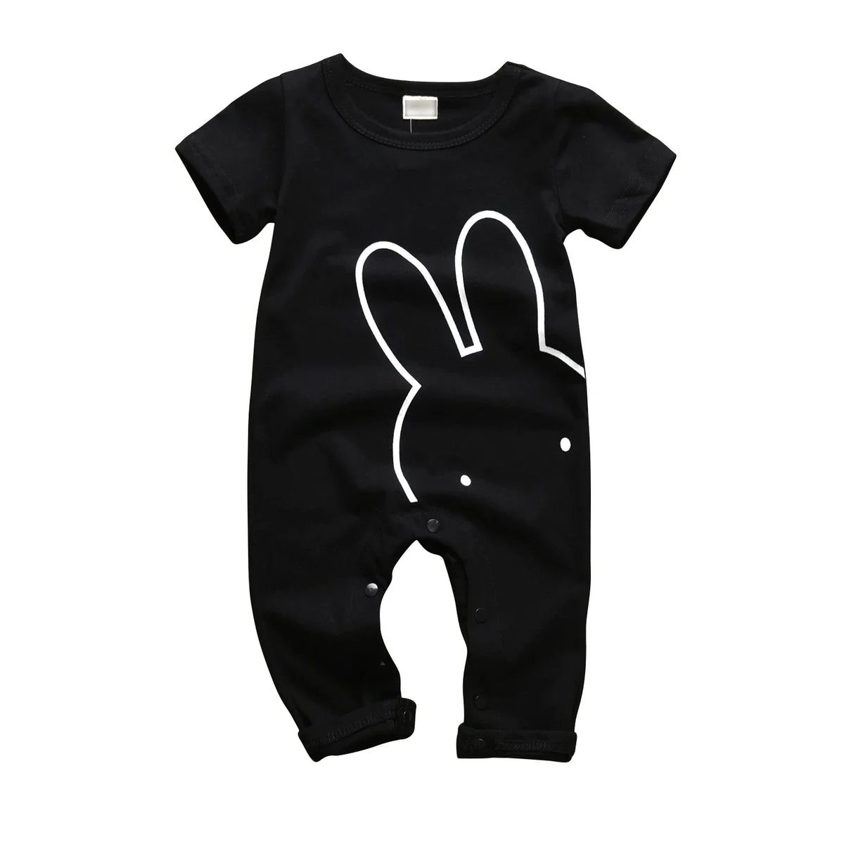 New Arrival Rabbit Pattern Print Newborn Baby Girl Romper Summer Clothes Short Sleeve One Piece Jumpsuit Pajama Toddler Clothing