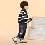 Children's Clothing Boys' Spring and Autumn Pants 2025 New Style Children's Jeans Medium and Large Children's Casual Pants