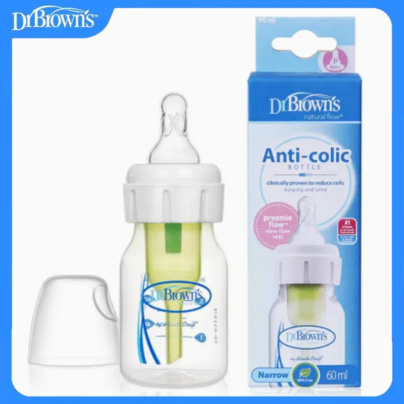 Dr. Brown's newborn baby bottle / 60ML 120ML  250ML  / Standard mouth PP milk bottle